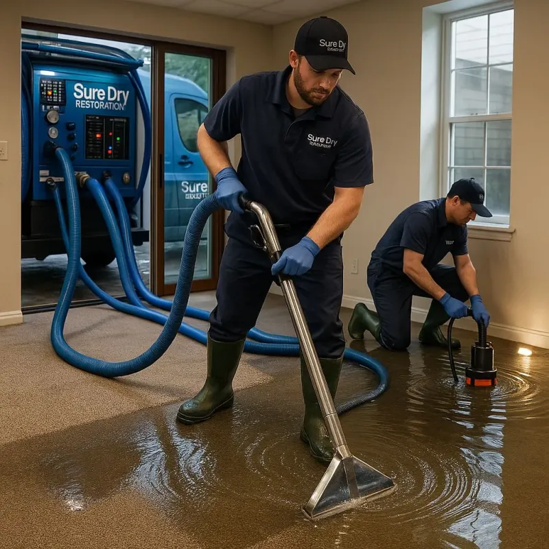 Water Extraction and Removal process in Springtown, TX